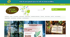 Desktop Screenshot of cocon-des-sens.com